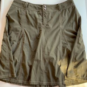 Olive colored skirt by Athleta